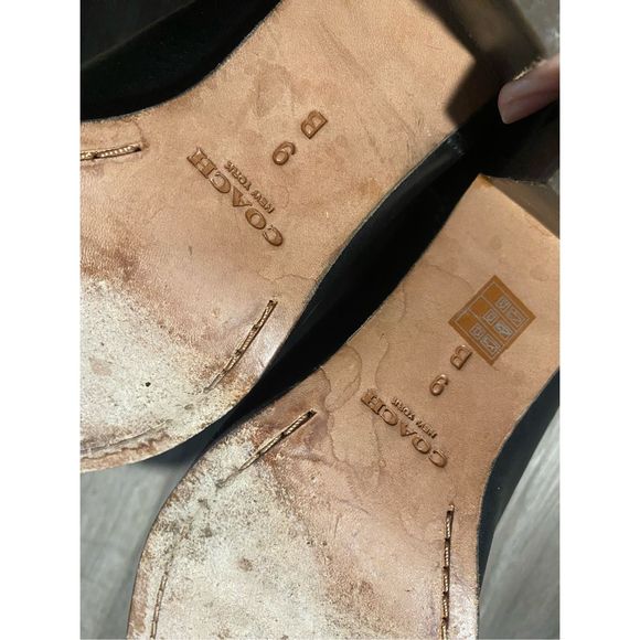 Coach Waldorf Bootie Black Polished Calf Leather Boots, Size 8.5, MSRP $318 - Picture 8 of 14